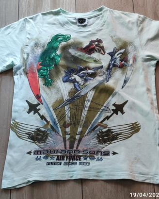 t shirt verde acqua, Maui and sons
