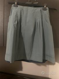 Gonna cotone con tasche