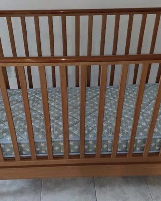 lettino bambini con materasso