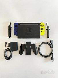 Nintendo Swirch BluGialla Originale senza  Scatola