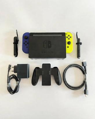 Nintendo Swirch BluGialla Originale senza  Scatola