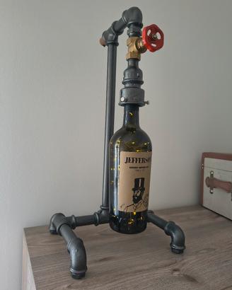 Lampada artigianale Industrial bottiglia Jefferson