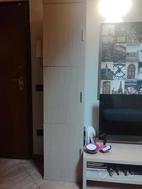 Composizione di mobili in legno per ufficio, sala.