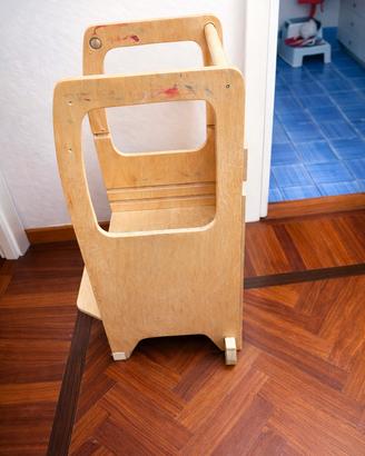 Torre Montessori in legno