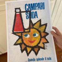Poster stampa Campari soda vintage quadro