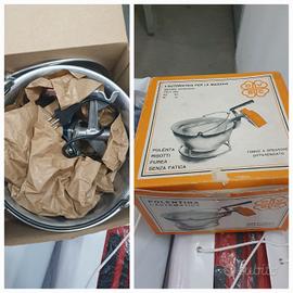 Pentola per polenta con motorino