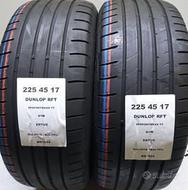 2 GOMME 225 45 17 DUNLOP BR1554