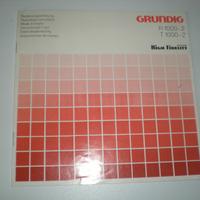 Manuale istruzioni receiver grundig r1000-2