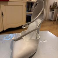 Scarpe da sposa nuove lavorate a mano