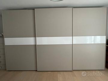 ARMADIO + COMODINI + SETTIMINO 