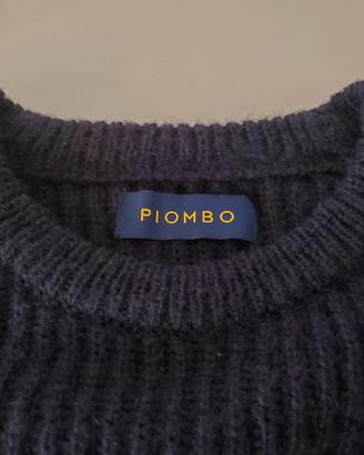 maglione girocollo Piombo