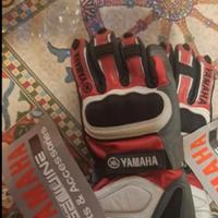 Guanti Yamaha in pelle con protezione nocche M