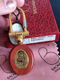 Portachiavi auto Peugeot in Radica Made in Italy