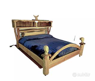 Letto massello matrimoniale (materassi 180x200 cm)