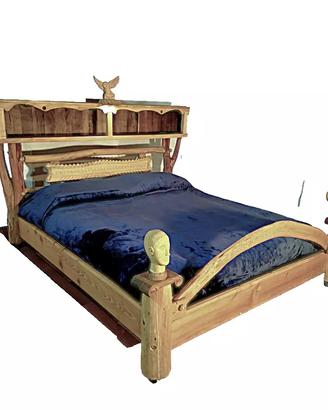 Letto massello matrimoniale (materassi 180x200 cm)