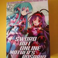 Manga 3 volumi sword art online mother's Rosario