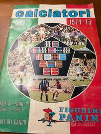 Album calciatori Panini 1974 da recupero