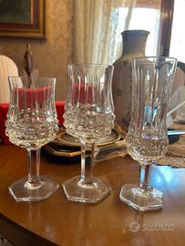 Bicchieri di cristallo di boemia