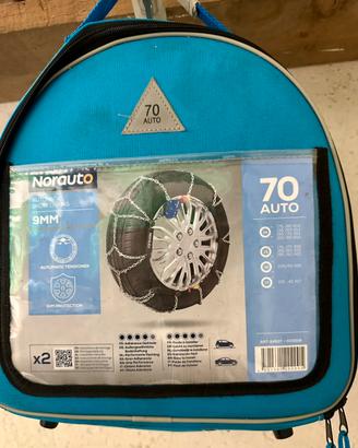 Catene da neve nuove Norauto n70 9mm vedi misure