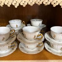 Servito di Tazzine di porcellana