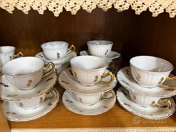 Servito di Tazzine di porcellana