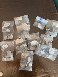 Monete 5 e 10 lire varie annate