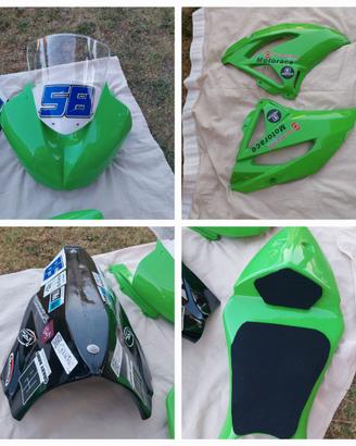 Carene in vetroresina nuove plastikbike  Kawasaki