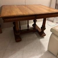 Cagliari tavolo in noce massello primi 900