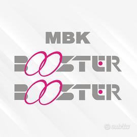 Adesivi Yamaha Booster MBK BWS - fucsia/argento