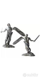 GUERRIERO GERMANICO,SOLDATO IN LEGA METALLICA 54mm