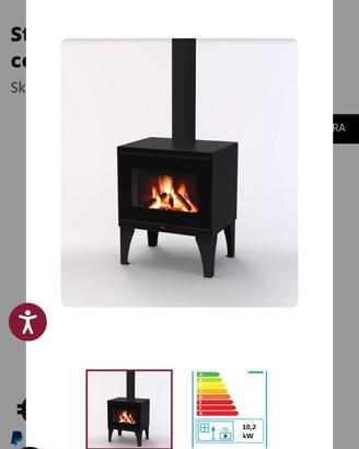 Stufa A legna LineaVz 13 KW