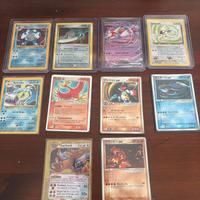 Lotto carte pokemon gradate e non