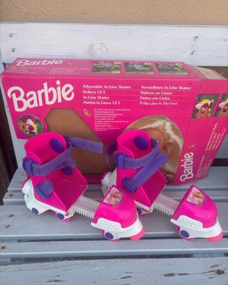 Pattini a rotelle barbie