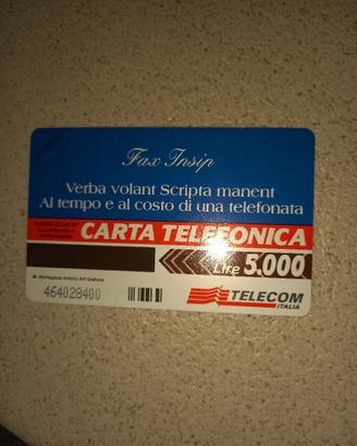 schede  telefoniche 