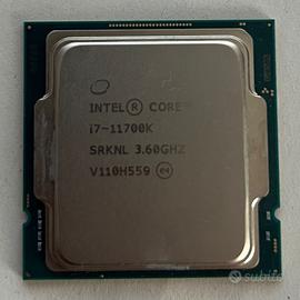 Processore Intel i7-11700K 3,6Ghz