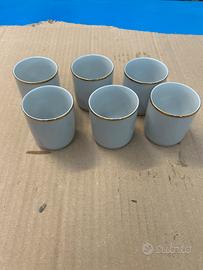 Lotto 6 tazzine porcellana monopoli