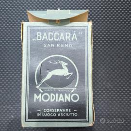 carte baccarà mondiano d'epoca