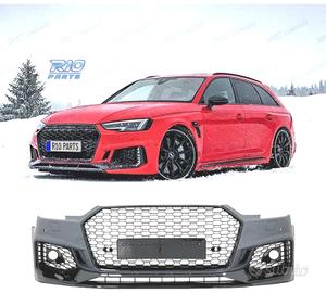 PARAURTI ANTERIORE AUDI A4 B9 15-19 LOOK RS4 PDC N