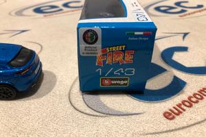 Modellino Alfa Romeo Stelvio Quadrifoglio Blu