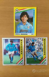 Figurine Maradona Grande Calcio 91 Vallardi