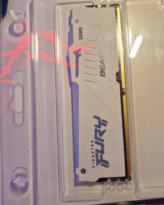 ram ddr5 16gb cl30 rgb bianca