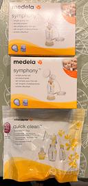 2 Set Medela Symphony usati + sacca quick clean