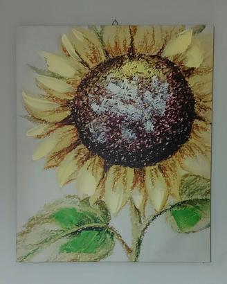quadro con girasole 