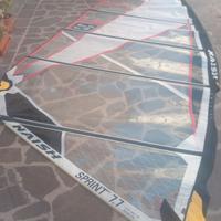 Vela Windsurf Niash 7.7 Sprint-Freeride no cam