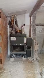 Camino stufa a legna pellet