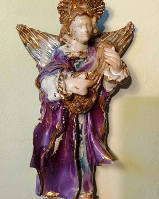 Angelo in maiolica- Bonaccorso anni '60/70
