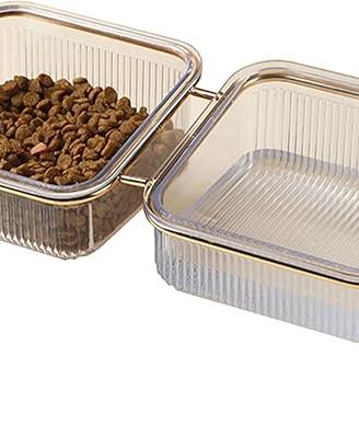 Ciotola per cibo per gatti, inclinabile a 15°, ria