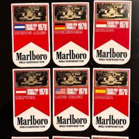 11 adesivi Marlboro Grand Prix Formula1 1978