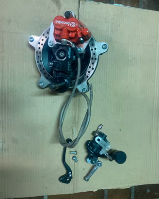 Modifica freno disco vespa special et3 pk