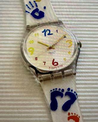 Swatch SAUTE-MOUTON-IMPRONTA MANI E PIEDI- RARO!